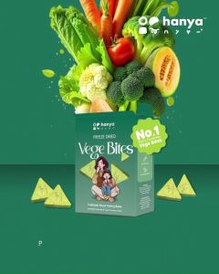 Hanya Freeze-Dried Vege Bites (3g x 15 packets) Toddler Healthy Biscuit Picky Eater Kid Snack