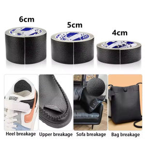 5M/roll leather Heel Protector Leathers Patches Sneakers shoes Pads Patch Self adhesive Patch Repair Sofa Patch DIY Black