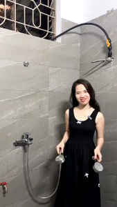 P PMC Vòi Hoa Sen Nhà Tắm INOX 304 Tăng Áp Lực Nước Có Kèm Dây 15m