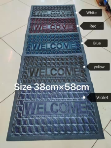 #002 Dirt Trapper Door Mats Stretch Eco-Friendly Front Door Mat for Outside Entry Non Slip Backing Entryw