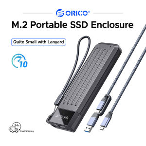 ORICO Portable Case 10Gbps M.2 NVMe Enclosure 6Gbps SATA  Support USB3.2 Gen 2 Protocol