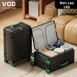 VCC | Vali Du Lịch Mở Trước Khung Nhôm 24 Inch