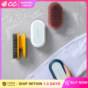 Multiple Colors Multi-purpose Cleaning Brushes with Handle Laundry Brush Home Bathroom and Kitchen Cleaning Tools