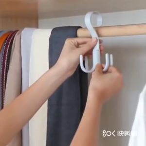 Móc treo quần áo túi xách giày dép đa năng JYoohome - Móc nhựa phơi quần áo xoay 360 tiết kiệm diện tích thông minh