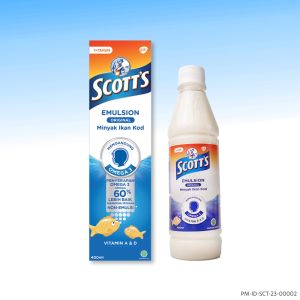 Scotts Vitamin dengan Omega 3 Vitamin A dan D Original 400ml