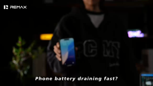 REMAX FP-122 10000mAh Power bank RuiJie Self-contained Detachable Type-C Cable QC22.5W Fast Charging Powerbank