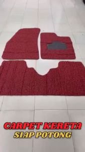 TOYOTA VIOS Carpet (2023-2026) Precut Vios Carpet 12MM & 18MM PVC Coilmat Magic Grip Karpet Kereta Anti Slip