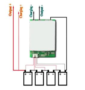 4S 12V 100A BMS LiFePo4 Lithium Iron Phosphate Battery Protection Circuit Board With Balanced Charging