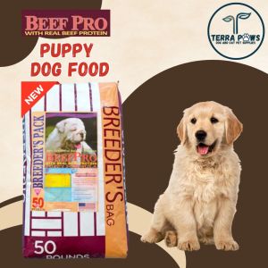 BEEF PRO DOG DRY FOOD PUPPY AND ADULT - 1KG REPACKED