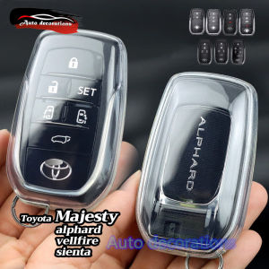 เคสสมาร์ทคีย์โตโยต้าเหมาะสำหรับ Toyota Majesty Alphard Vellfire Sienta FORTUNER Legenger GR เคสเคสกุญแจรถยนต์กุญแจกีฬาสำหรับ Toyota Transpota สำหรับปลอกใส่กุญแจ Toyota