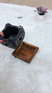 Mama Cooking - เตาฮิดะแท้ เตาย่างฮิดะ เตาปิ้งย่าง เตาญี่ปุ่น ขนาด 12x12 ซม. 15x15 ซม. เตาถ่านฮิดะ พร้อม ตะแกรง แถมฟรีถ่านอัดแท่ง ครึ่งกิโล