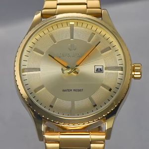 Jam Tangan Pria Jonas Jasmin 5324 Analog Tanggal Original Rantai Stainless Steel
