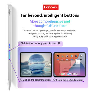 Lenovo | Lenovo ThinkPlus Universal Stylus Touch Pen for Android/iOS/Windows iPad Bluetooth Power Display Control Camera Pen BP19BL