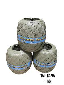 Tali rafia 1 kg | tali rafia abu-abu 1 kg