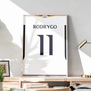 Áo Đấu Bóng Đá Mùa Giải 2024 Tranh Canvas Tranh Treo Tường Hình Ngôi Sao Thể Thao Không Khung Phong Cách Cổ Điển Trang Trí Cho Người Hâm Mộ Và Thẩm Mỹ Phòng.