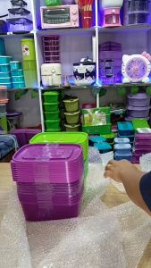 TOPLES PLASTIK CALISTA MELATI SET ISI 10PCS FOOD CONTAINER PREP KULKAS SET MAKANAN BUAH SAYUR