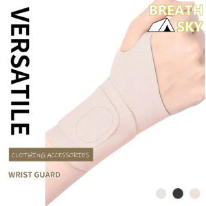 Wrist Wrap Thin Elastic Support Gloves Ultra Thin Wrist Brace for Carpal Tunnel Tendonitis and Arthritis Fits Both Wrists