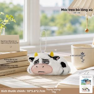 LONGKUI | Chuông Khóa Hình Bò Bông Xinh Xắn