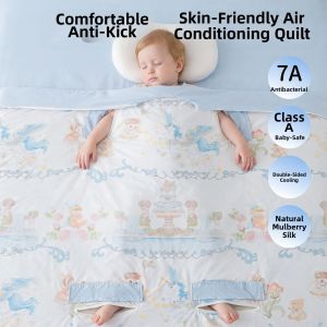 MUSHABAI | Kick-Prevention Silk-Filled Air Conditioner Sleeping Bag