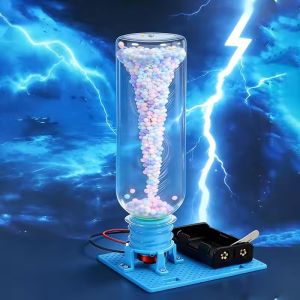 Meade | DIY Electric Vortex Tornadoes Assembly Puzzle Toy Physical Science Experiment Kit STEM Educational Desktop Model Gifts for Adult
