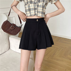 Quần Ống Rộng Nữ Mùa Hè 2023 Quần Ống Rộng Mỏng Rộng Rãi Thời Trang Cạp Cao Quần Dài Thường Ngày Xếp Ly Ngắn Quần Bó