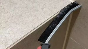 Tiles Grout Cleaner Brush Long Handle Durable Household Cleaning Brush Bathroom Floor Door Window Gap Remove Dust Nylon Brush