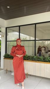 Mandhari Dress Seragam Bridesmaid Kondangan Wisuda Gamis Polos Pesta Mix Payet