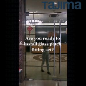 Tajima Glass Door Patch Fitting Set