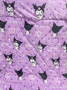 ผ้าห่มนวม ผ้าปูที่นอน (ลายคุโรมิ) ขนาด 3|5|6 🛌 ฟุต ผ้า COTTON 100% งานเย็บดีผ้าไม่เป็นขุย ห่มสบาย เกรดพีเมี่ยม💖👑🐳