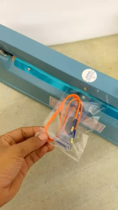 TNK 8" Inch 200M / 200P (200mm) Metal/Plastic Type Impulse Bag Sealer Sealing Machine Heat Plastic Seal Packaging GANTV