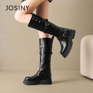 Josiny | High Heel Womens Boots Black