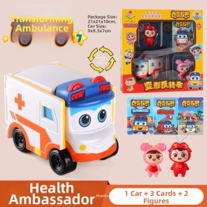 Transformable Two-sided Toy Truck Educational Child Toy