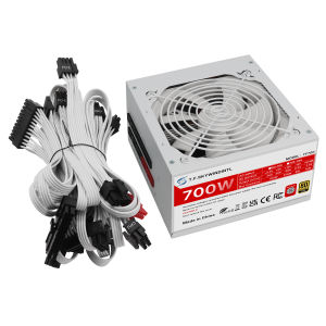 T.F.SKYWINDINTL | Nguồn Máy Tính Để Bàn Chơi Game 700W ATX Full Modular Màu Trắng Với PFC Chủ Động Quạt 120mm Siêu Yên Tĩnh Điện Áp 165V-265V