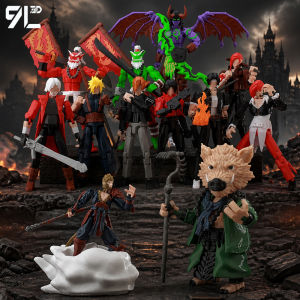 Bandai | 9L3D Street Battle Warrior Young Swordsman Tactical Agent Action Figure Brave Warrior Detailed Model Dummy13 Toy Home Decoration