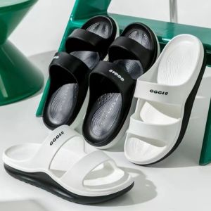 2024 New Mens Slippers Summer Outdoor Breathable Home Simple Soft Bottom Fashion Indoor Bathroom Cool Slippers Casual EVA