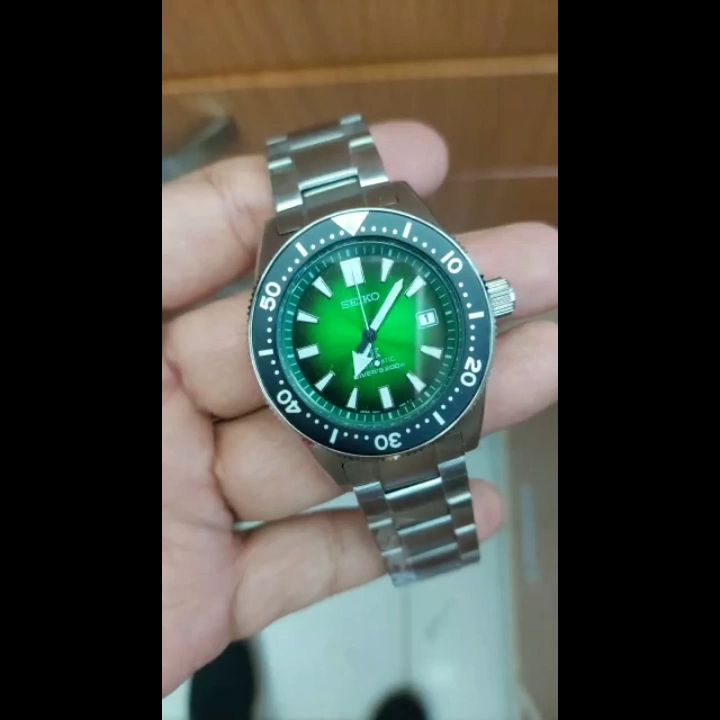 Jam Tangan Pria Seiko Prospex SBDC077 Green Sea Special Edition Automatic Garansi 2 tahun Support COD Glowatch.id Seiko Lazada Indonesia