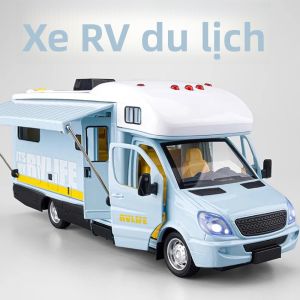 Mô Hình Xe Cắm Trại RV Tỷ Lệ 1:32 Bằng Kim Loại Đúc Có Đèn Và Âm Thanh Đồ Chơi Xe Hơi F150 Thu Nhỏ Với Cửa Mở Lý Tưởng Làm Quà Tặng Cho Trẻ Em
