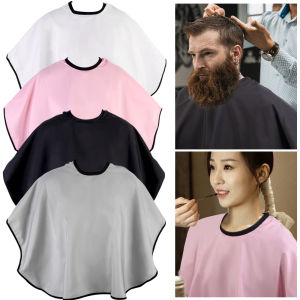  【Grilrigrin】Custom Hairdressers Cape Logo Cut Hairdressing Umbrella Salon Hairdressing Beauty Shop Makeup Short Apron Logo Hair Dyed Bib ﻿