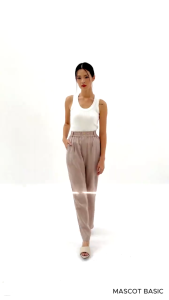 MASCOT Celana Panjang Wanita Loose Trousers - Highwaist Cullote Pants - Celana Kantor Formal / Kerja M-029