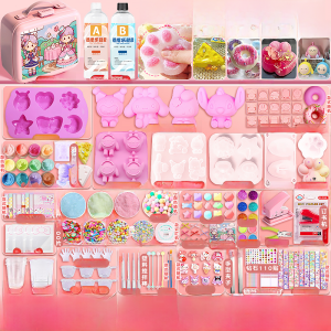 สาว Diy ซิลิโคนแมวเกาะความเครียดบรรเทาชุดของเล่น Creative Moulding ของเล่น Handmade Craft ชุดสนุกกิจกรรมการศึกษา