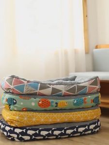 【Free pillow】Dog Bed Pet Cat Removable Cushion Sleeping Bed Dog Bed Washable Large Dog Bed Cat Bed