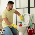 Cherry Toilet Brush Cute Stand Bathroom Toilet Cleaner Brushes Long Handle Toilet Brush with Cherry shaped Holder cleaning Set. 
