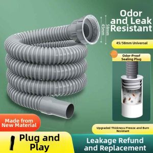 Odor Preventing S Bend Drain Pipe Kitchen Sink