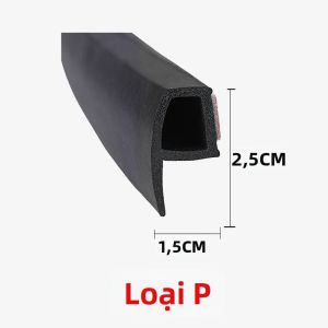 2M Gioăng Cửa Ô Tô Hai Lớp Weatherstrips Cao Su Chống Ồn Chống Thấm Nước Phù Hợp Phổ Biến Cho Cửa Cốp Xe - Dải Niêm Phong Tự Động