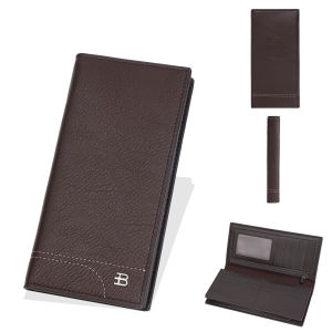Baellerry | Baellerry RFID Wallet for Men Retro PU Leather Long Clutch Multi-Card Slot Zipper Card Holder Coin Purse Handbag