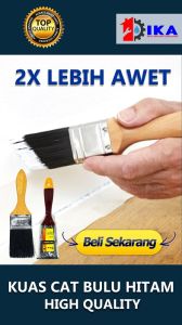 KUAS CAT GAGANG KAYU MURAH / KUAS PANABRUSH STC JOKER STARWAY MAXI DAN BERBAGAI MERK SETARA-1pcs