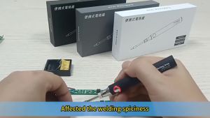 หัวแร้ง USB ชุดหัวแร้งเชื่อมไร้สาย หัวแร้งบัดกรี Mini ไร้สาย ปากกาบัดกรีแรงดันต่ำ