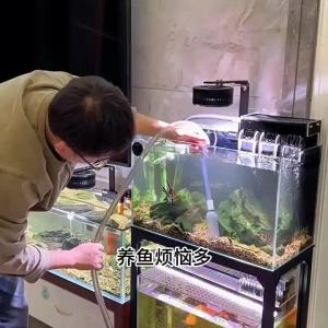 Aquarium Filter Built-in Precision Filtration Aquarium Filter Feces Separator with Efficient Separation Filtration System For