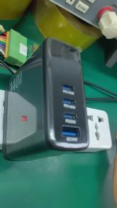 140W GaN Fast Charger 4-Port with Smart Digital Display PD QC Protocol Universal Travel Charger for Phones And Laptops