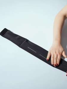 MENSPE  Sport Waist Bag Chest Bag Multi-Functional Fitness Bag Waterproof Waist Bag Wear-Resistant Earphone Hole Waist Bag Outdoor Sports Belt Pouch Running Waist Belt Jogging Gym Marathon Waist Packs With Reflective Strip for Workouts Sports Outdoor